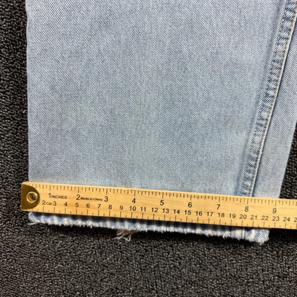 Vintage 90s Levi's 505 Regular Fit Men's 42x30 Light Wash Denim Jeans Fits 40x29